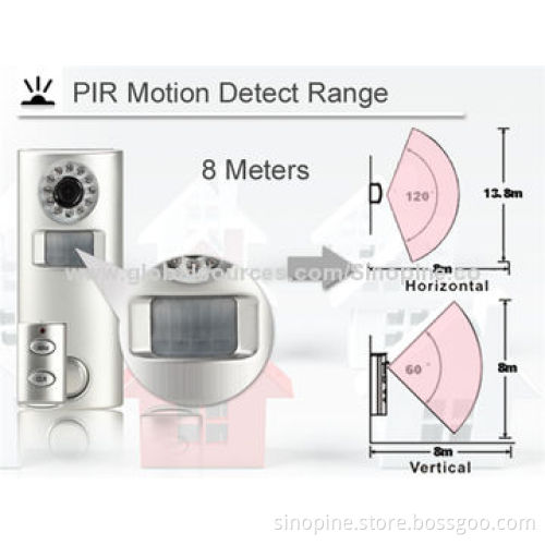 Wireless Loud Siren Remote Control PIR Burglar Alarm for Home Security